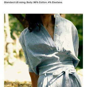 By Any Other Name / Blue and White top